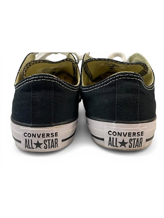 Converse All Star Low Black White Sneakers Mens 4 Womens 6 Chuck Taylor Shoes - Picture 8 of 16